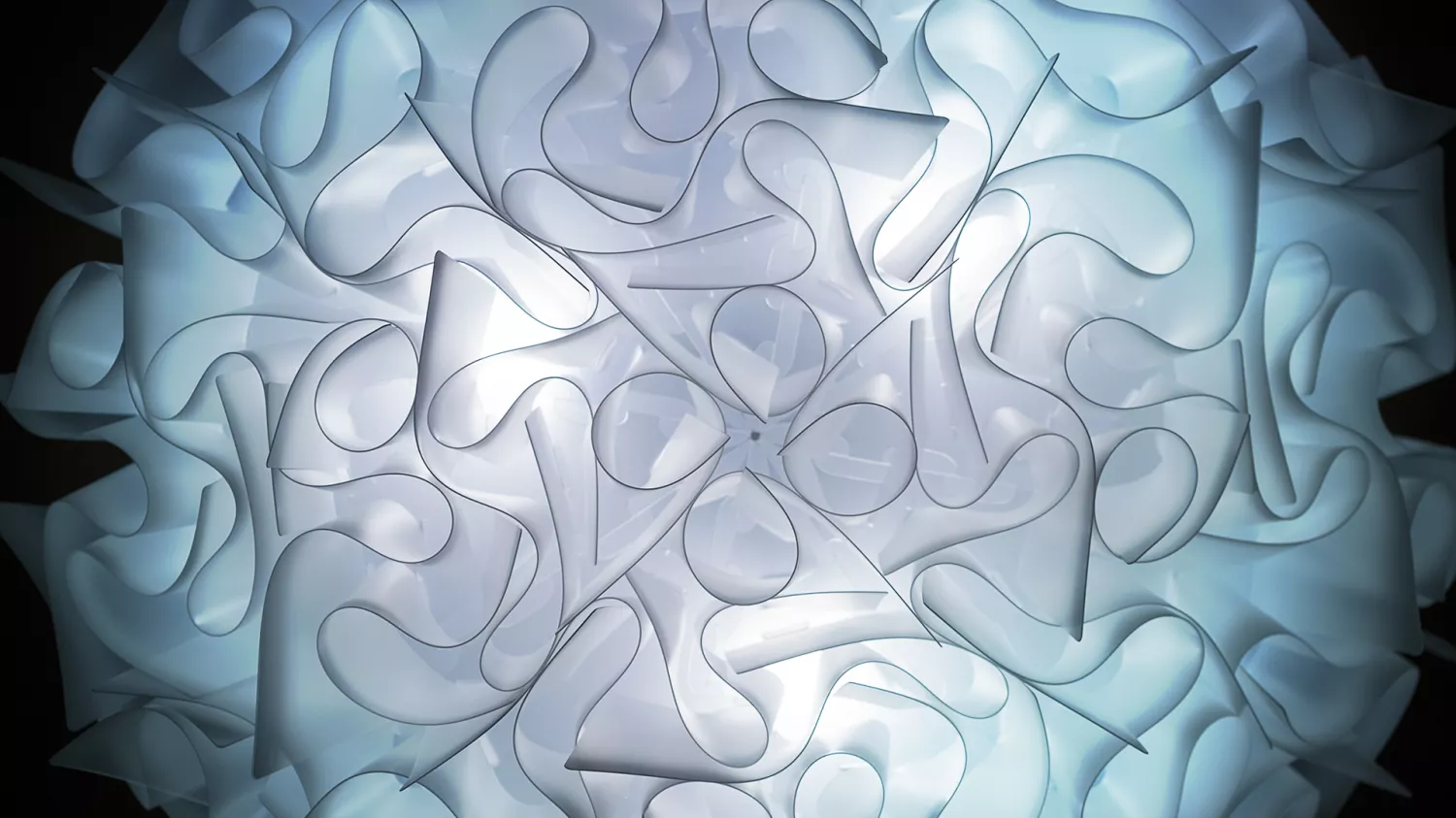 Amway Grand_Close Up_Light_Swirl Design_White and Blue