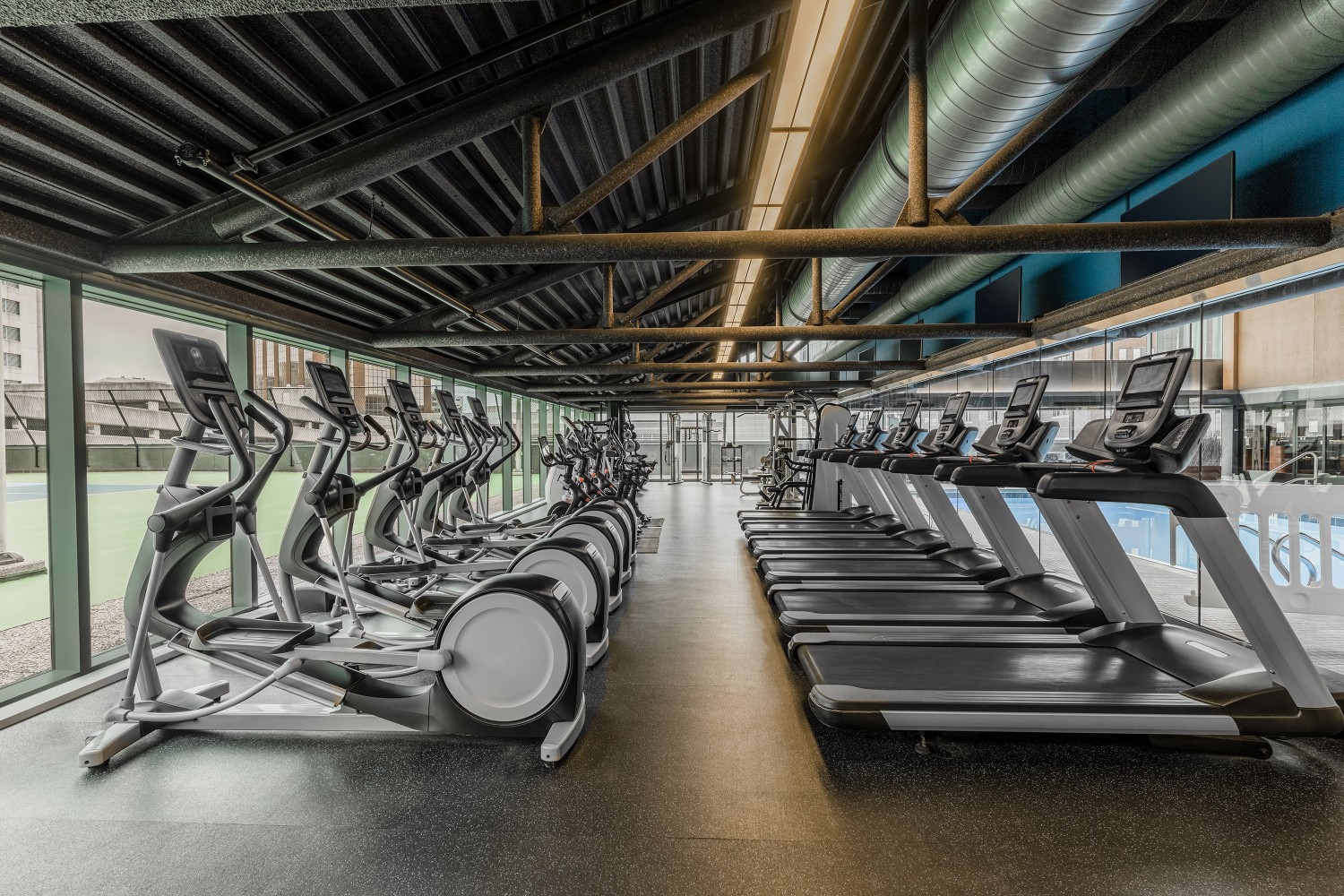 Amway Grand_Fitness Center_Treadsmills_Ellipticals_Pool