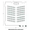 Floor Plan_Ambassador  West  Classroom - Classroom Capacity (260)