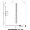 Floor Plan_Ambassador  West  Conference - Banquet Capacity (62)