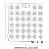 Floor Plan_Ambassador  West  Rounds Of 10 - Banquet Capacity (350)
