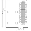 Floor Plan_Berkey  Conference - Banquet Capacity (24)