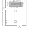 Floor Plan_Berkey  Hollow  Square - Banquet Capacity (24)