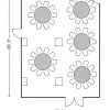 Floor Plan_Berkey  Rounds Of 10 - Banquet Capacity (60)