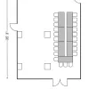 Floor Plan_Berkey  U  Shape - Banquet Capacity (22)