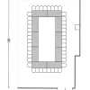 Floor Plan_Emerald  A  Hollow  Square - Banquet Capacity (30)