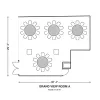 Floor Plan_Grandview  A  Rounds Of 10 - Banquet Capacity (60)