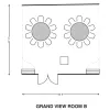 Floor Plan_Grandview  B  Rounds Of 10 - Banquet Capacity (30)