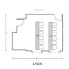 Floor Plan_Lyon  Classroom - Classroom Capacity (12)