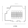 Floor Plan_Lyon  Conference - Banquet Capacity (14)