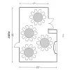 Floor Plan_Ruby  Rounds Of 10 - Banquet Capacity (30)