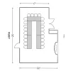 Floor Plan_Ruby  U  Shape - Banquet Capacity (25)