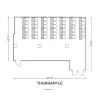 Floor Plan_Thornapple  Classroom - Classroom Capacity (48)