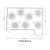 Floor Plan_Thornapple  Rounds Of 10 - Banquet Capacity (70)