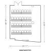 Floor Plan_Winchester  Classroom - Classroom Capacity (35)