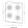 Floor Plan_Winchester  Rounds Of 10 - Banquet Capacity (50)